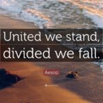 United we stand, divided we fall