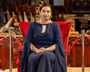 a photos of The Maori Queen - Te Arikinui Kuini Nga wai hono I te po