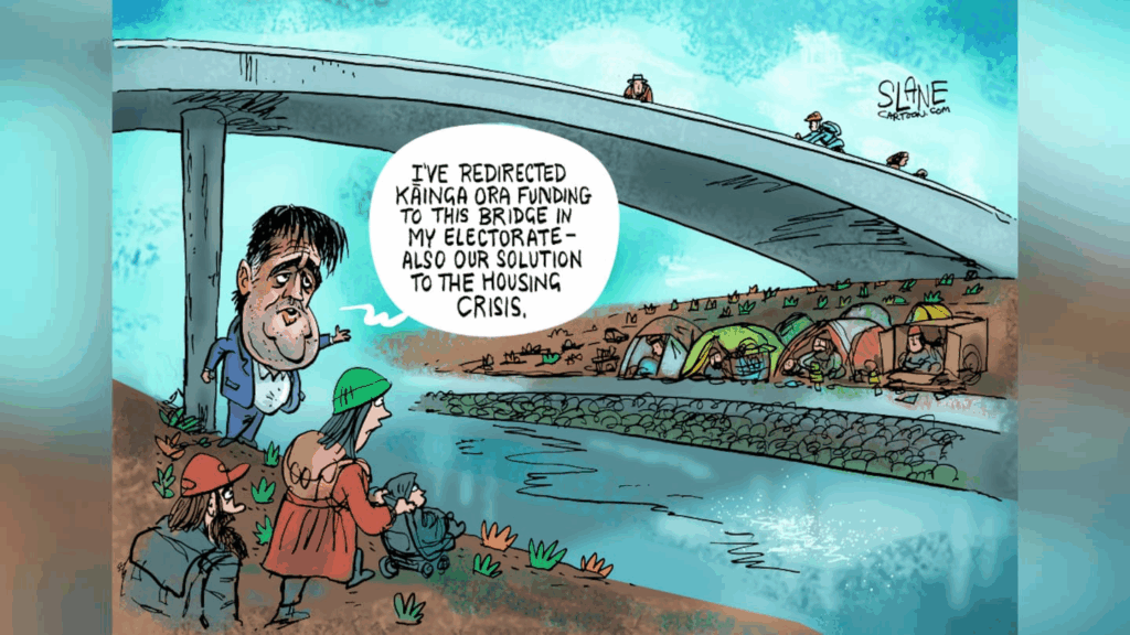 Chris Bishop funds bridge from kainga ora funding